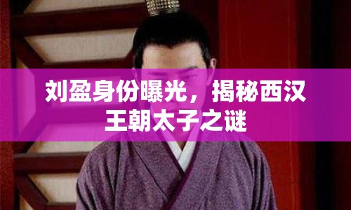 劉盈身份曝光，揭秘西漢王朝太子之謎
