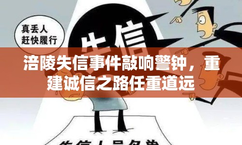涪陵失信事件敲響警鐘，重建誠(chéng)信之路任重道遠(yuǎn)