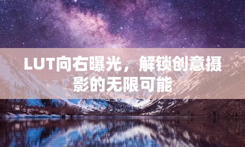 LUT向右曝光，解鎖創(chuàng)意攝影的無限可能