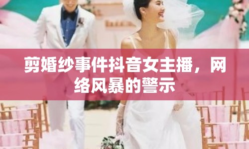 剪婚紗事件抖音女主播，網(wǎng)絡(luò)風(fēng)暴的警示