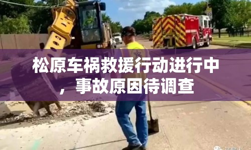松原車禍救援行動進行中，事故原因待調(diào)查