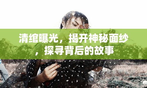清綰曝光，揭開神秘面紗，探尋背后的故事
