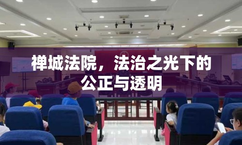禪城法院，法治之光下的公正與透明