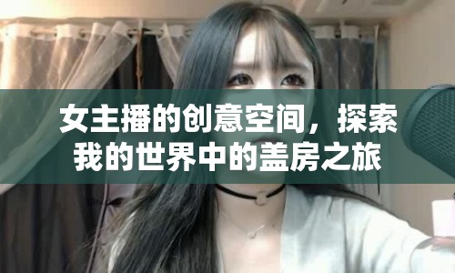 女主播的創(chuàng)意空間，探索我的世界中的蓋房之旅