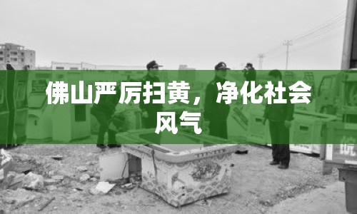 佛山嚴(yán)厲掃黃，凈化社會(huì)風(fēng)氣