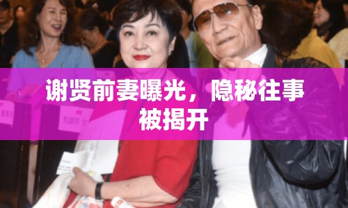 謝賢前妻曝光，隱秘往事被揭開
