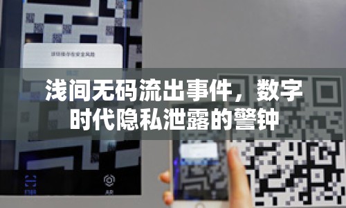 淺間無碼流出事件，數(shù)字時(shí)代隱私泄露的警鐘