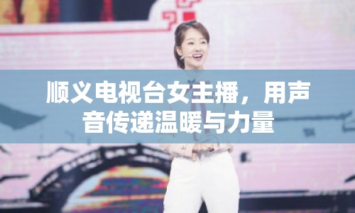 順義電視臺(tái)女主播，用聲音傳遞溫暖與力量