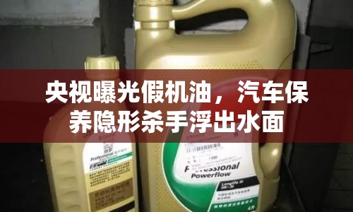 央視曝光假機(jī)油，汽車保養(yǎng)隱形殺手浮出水面