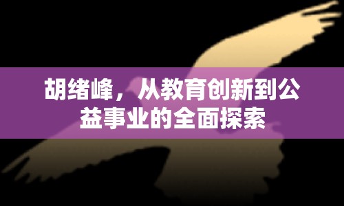 胡緒峰，從教育創(chuàng)新到公益事業(yè)的全面探索