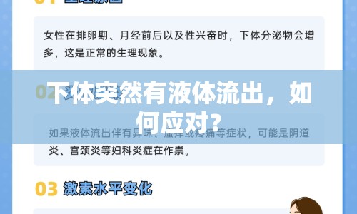 下體突然有液體流出，如何應(yīng)對？