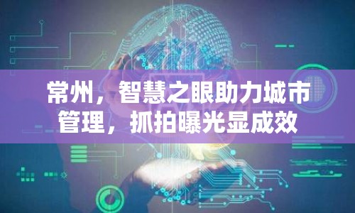常州，智慧之眼助力城市管理，抓拍曝光顯成效