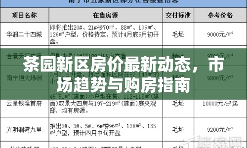 茶園新區(qū)房價最新動態(tài)，市場趨勢與購房指南