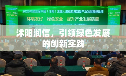 沭陽(yáng)潤(rùn)信，引領(lǐng)綠色發(fā)展的創(chuàng)新實(shí)踐