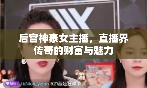 后宮神豪女主播，直播界傳奇的財(cái)富與魅力