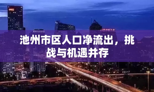 池州市區(qū)人口凈流出，挑戰(zhàn)與機(jī)遇并存