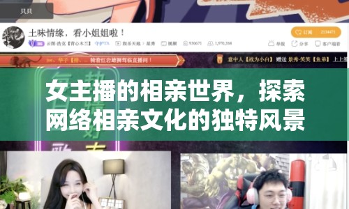 女主播的相親世界，探索網(wǎng)絡(luò)相親文化的獨特風(fēng)景