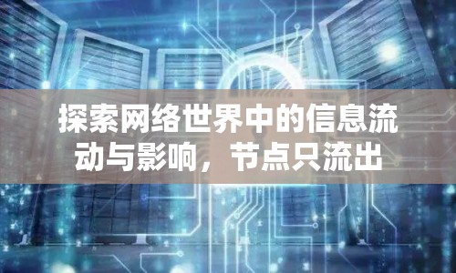 探索網(wǎng)絡(luò)世界中的信息流動(dòng)與影響，節(jié)點(diǎn)只流出