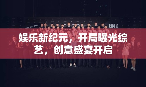 娛樂新紀(jì)元，開局曝光綜藝，創(chuàng)意盛宴開啟