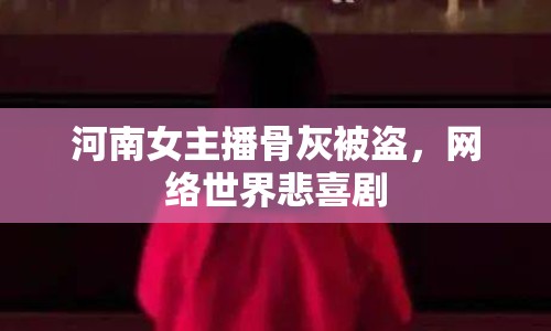 河南女主播骨灰被盜，網(wǎng)絡(luò)世界悲喜劇