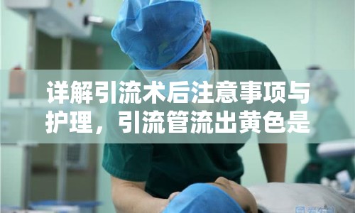 詳解引流術(shù)后注意事項與護(hù)理，引流管流出黃色是否正常？
