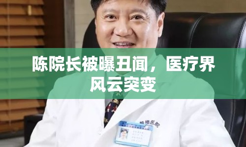 陳院長被曝丑聞，醫(yī)療界風(fēng)云突變