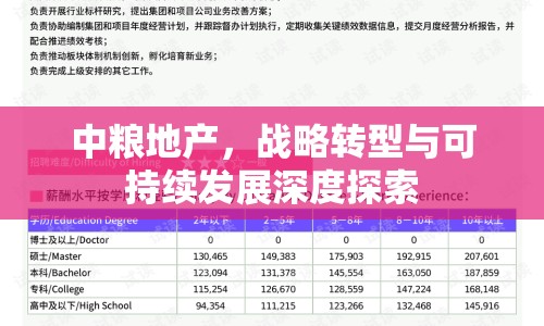 中糧地產(chǎn)，戰(zhàn)略轉(zhuǎn)型與可持續(xù)發(fā)展深度探索