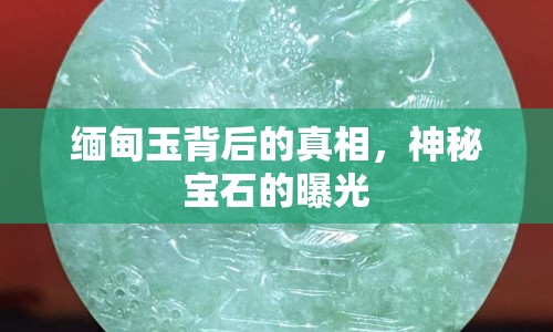 緬甸玉背后的真相，神秘寶石的曝光