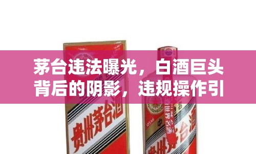 茅臺違法曝光，白酒巨頭背后的陰影，違規(guī)操作引發(fā)公眾質(zhì)疑