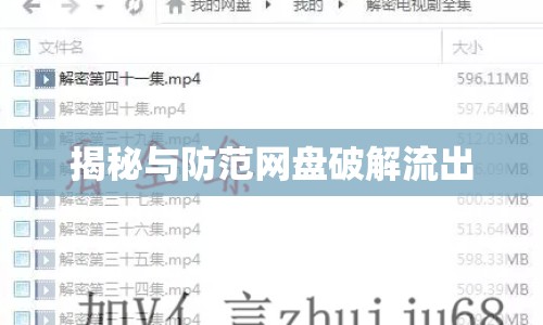 揭秘與防范網(wǎng)盤破解流出