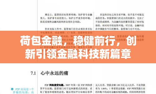 荷包金融，穩(wěn)健前行，創(chuàng)新引領(lǐng)金融科技新篇章