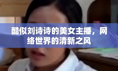 酷似劉詩詩的美女主播，網(wǎng)絡(luò)世界的清新之風(fēng)