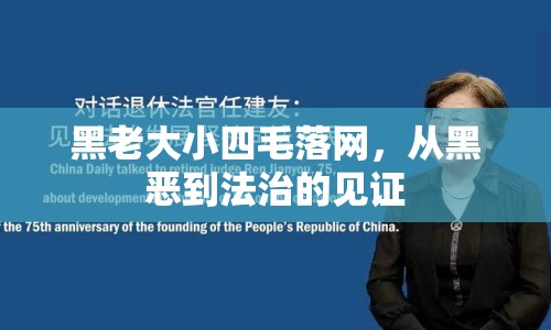 黑老大小四毛落網(wǎng)，從黑惡到法治的見證