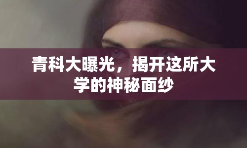 青科大曝光，揭開這所大學(xué)的神秘面紗