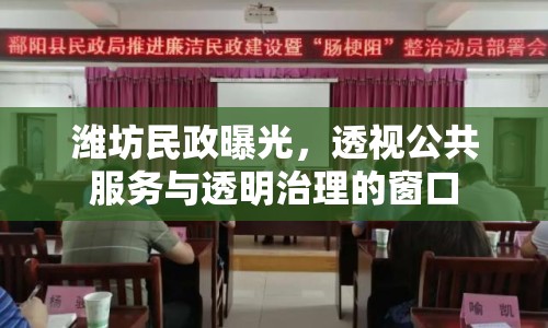 濰坊民政曝光，透視公共服務(wù)與透明治理的窗口