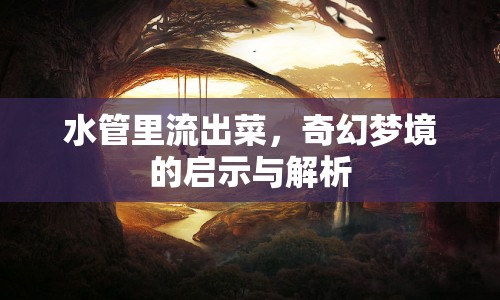 水管里流出菜，奇幻夢境的啟示與解析