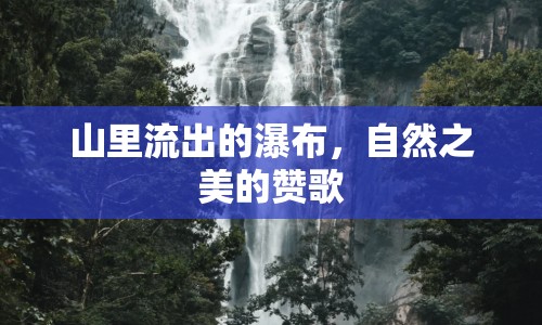 山里流出的瀑布，自然之美的贊歌