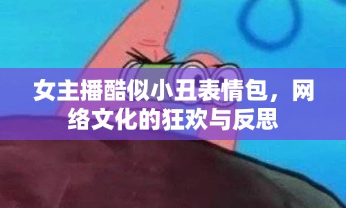 女主播酷似小丑表情包，網(wǎng)絡文化的狂歡與反思