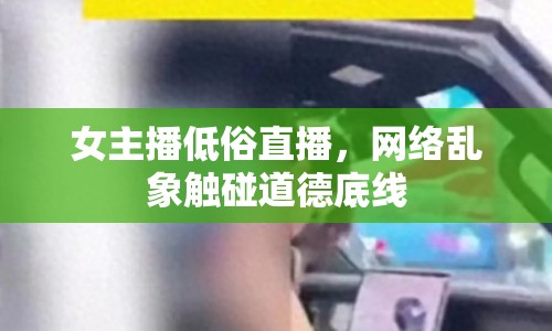 女主播低俗直播，網(wǎng)絡(luò)亂象觸碰道德底線