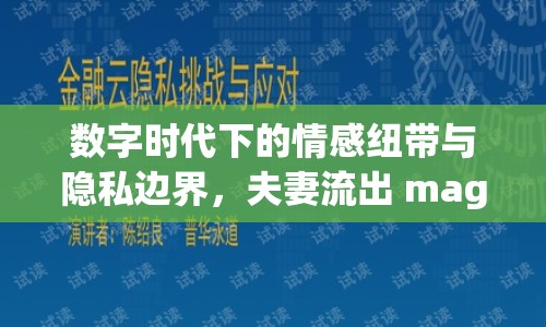 數(shù)字時(shí)代下的情感紐帶與隱私邊界，夫妻流出 magnet 的挑戰(zhàn)與應(yīng)對(duì)