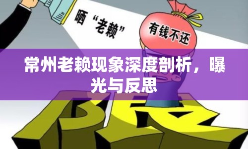 常州老賴現(xiàn)象深度剖析，曝光與反思