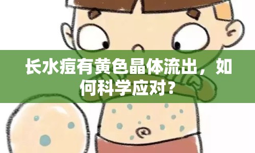 長水痘有黃色晶體流出，如何科學(xué)應(yīng)對(duì)？