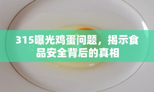 315曝光雞蛋問題，揭示食品安全背后的真相