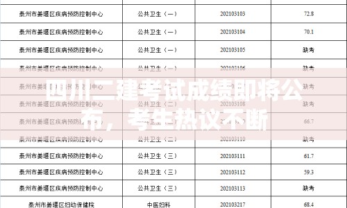 四川二建考試成績(jī)即將公布，考生熱議不斷