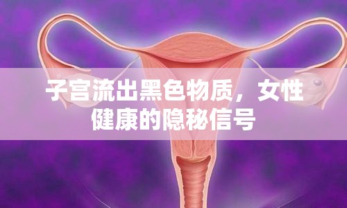 子宮流出黑色物質(zhì)，女性健康的隱秘信號(hào)