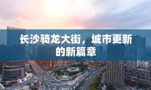 長沙騎龍大街，城市更新的新篇章