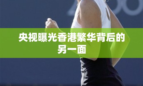 央視曝光香港繁華背后的另一面