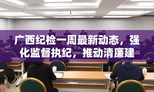 廣西紀(jì)檢一周最新動(dòng)態(tài)，強(qiáng)化監(jiān)督執(zhí)紀(jì)，推動(dòng)清廉建設(shè)