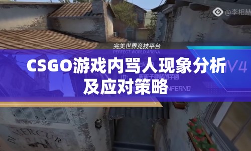CSGO游戲內(nèi)罵人現(xiàn)象分析及應對策略