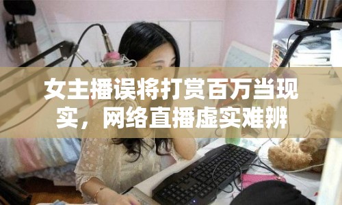 女主播誤將打賞百萬當現(xiàn)實，網(wǎng)絡直播虛實難辨